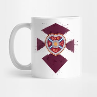 Scottish Hearts Midlothian Fc Mug